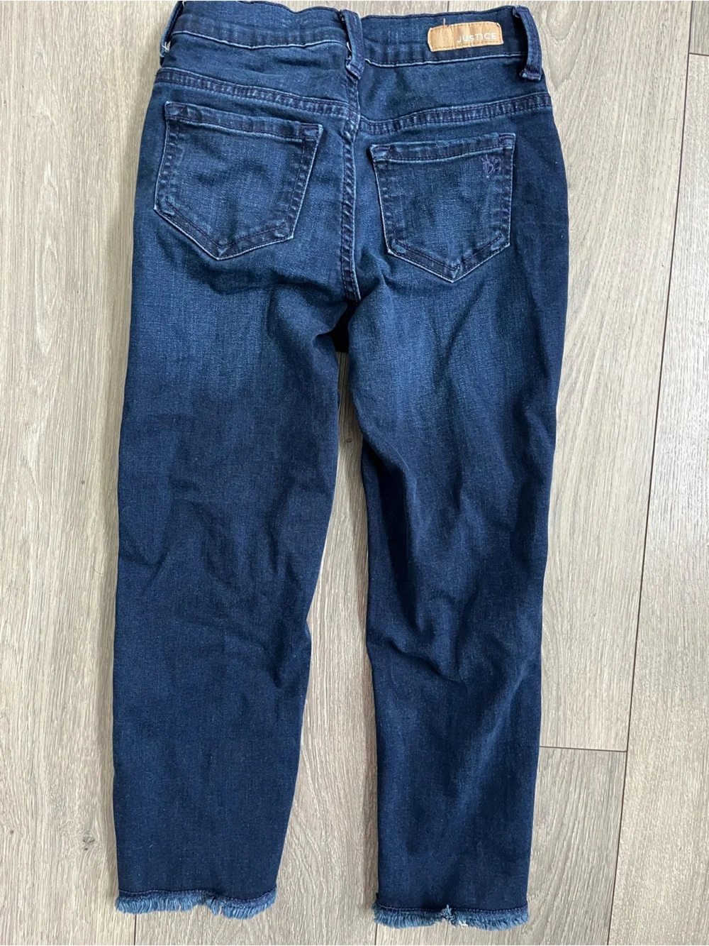 Dark Blue Distressed Women’s Jeans